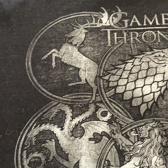 Game of Thrones graphic men’s T shirt black size Large - Picture 8 of 9
